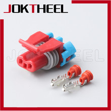 Joktheel 1/5/10/20 sets kit Delphi 2 Pin way female auto wire sensor plug connector Valve EGR for Nissan Paladin ZXAUTO 12052643 2024 - buy cheap