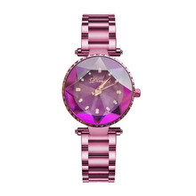 Luxury Brand Ladies Crystal Watch Women Dress Watches Fashion Rose Gold Quartz Watches Female Stainless Steel Wristwatches 2024 - buy cheap