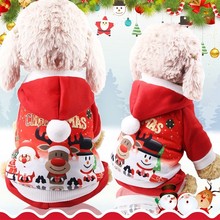 Cartoon Funny Christmas Dog Clothes For Small Dogs Winter Coat French Bulldog Jacket Chihuahua Shih Tzu Outfit Puppy Pet Clothes 2024 - buy cheap