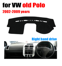 Capa para painel automotivo, capa para volkswagen vw old polo 2009-2012, acessório para painel de controle da mão direita 2024 - compre barato