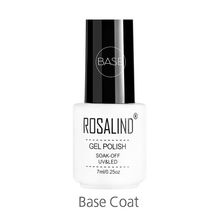 Rosalind-base semipermanente para manicure, 7ml, base e esmalte em gel uv, primer, base e acabamento 2024 - compre barato