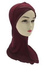 Muslim Women Under Scarf Hat Cross Cap Bone Bonnet Ninja Hijab Neck Cover Arab Inner Cap Islamic Turban Middle East Headscarf 2024 - buy cheap