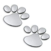 Car Styling Sticker Pet Animal Paw Adhesive Screen Differences Footprints Emblem Car Truck Decor 3D Sticker Decal H0207 2024 - buy cheap