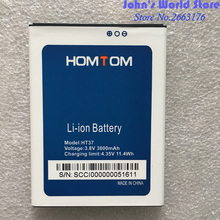 100% New HOMTOM HT37 Pro Battery Large Capacity Full 3000mAh Backup Batteries Replacement For HOMTOM HT37 Smart Phone 2024 - buy cheap