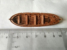 NIDALE model Hobby model kits Scale 1/96 62mm lenght mini lifeboat wooden model 2024 - buy cheap