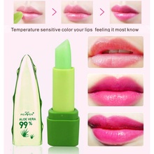 1pcs Aloe Vera Essence Lips Maquillaje Rouge A Levre Matte Moistourizer Change Color Lipstick Labiales Matte Beauty Batom 2024 - buy cheap