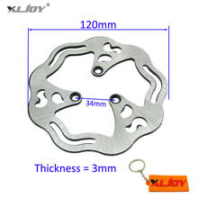 XLJOY 120 мм тормозной диск 120x26x3 мм для 33cc 43cc 49cc газовый скутер и электрический скутер карманный велосипед 2024 - купить недорого