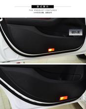 Protector de fibra de carbono para tablón de puerta de Mercedes Benz C200L 2015, película protectora, antipatadas pegatina, 4 Uds. Por juego 2024 - compra barato