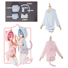The Zero Cosplay Rem Ram Sexy orejas de gato para ver el disfraz mujer Anime Re Zero Cosplay pijamas Re: La vida en un mundo diferente 2024 - compra barato