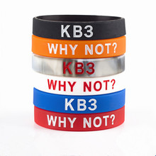 Kb3 pulseira de silicone por que não é esportiva masculina, pulseiras de basquete no.0 o mesmo estilo, varejo atacado sh299 2024 - compre barato