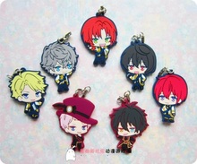 Ensemble Stars Anime Idol High School Game Team Trickstar ES 2nd Ver Rubber Keychain 2024 - buy cheap