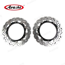 Arashi 1 Pair CNC Floating Front Brake Discs Rotors For BMW S 1000 R NAKED S1000R 2014 2015 2016 2017 2018 / S1000RR S1000XR 2024 - buy cheap