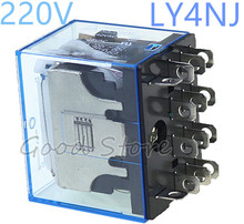 1pcs LY4NJ 220V AC DC Power Relay HH64P LY4N-J Miniature Relay 4PDT 4NO 4NC 14 Pins 10A 2024 - buy cheap