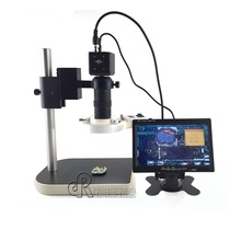 Электронный цифровой микроскоп для ремонта материнской платы телефона HD окуляр со светодиодной подсветкой промышленная камера с 7-дюймовы... 2024 - купить недорого