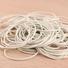 500 Pcs/Pack white Rubber Band Natural Rubber Band Home Food Kid Hair Package Office supplines Stationery latex rubber band 2024 - buy cheap
