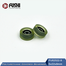 PU 625 Polyurethane Covered Bearing 5*22*9 mm ( 2 Pcs ) Shaft 6mm PU62522-9 Urethane Cover PU625 Bearings 2024 - buy cheap