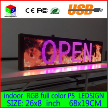 680X190MM Programmable LED Scrolling Message Display Sign led panel Indoor full color Board LED Display with Customized Design 2024 - buy cheap