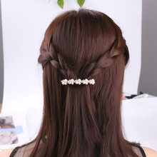 Hot Sale 5 Colors Korean Crystal Pearl Elegant Women Barrettes Hair Clip Hairgrips Hair Accessories 2024 - buy cheap