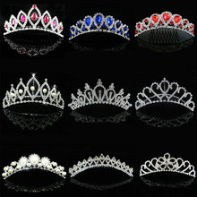 2018 New Girls tiara crown Wedding Jewelry Bridal Flower princess crystal rhinestone Tiara Headband Accessories Prom Party Gift 2024 - buy cheap