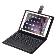 Funda para Kindle Fire HD 10 2015 2017 2019, soporte para teclado inalámbrico con Bluetooth, funda para teclado de tableta de cuero PU + bolígrafo 2024 - compra barato