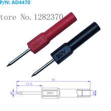 [SA] AD4470 instrumentação turn-4 milímetros sonda 2 milímetros banana jack adapter Adaptador -- 50 pçs/lote 2024 - compre barato