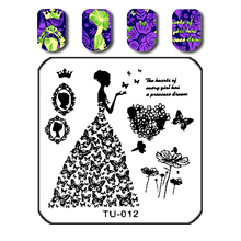 Nail Stamping Plate 6*6cm 3D DIY design Square Stencil Manicure Nail Art Image Konad Print Stamping Manicure Beauty 2024 - buy cheap