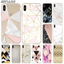 Cases Silicone Soft Cover For iPhone 11 12 Pro X XS Max XR 6 6S 7 8 Plus 5 Mini SE 2020 Luxury marble rose gold marble 2024 - buy cheap