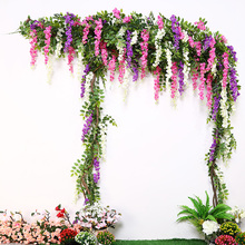 Свадебный ротанг в виде цветка лозы, длина 200 см, 1 шт., искусственные цветы для украшения невесты, аксессуары для цветов 2024 - купить недорого