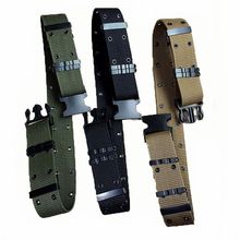 Cinturones tácticos de combate para hombres, cinturón doble de nailon para entrenamiento del Ejército de EE. UU., para caza al aire libre 2024 - compra barato
