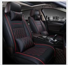 Leather Car Seat cover For lada granta Hyundai Kia rio VW polo Renault Chevrolet cruze car seat cushion interior 2024 - buy cheap