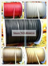 4.0MM Flat String Waxed Cords Ropes Line Wire Jewelry Findings/Accessories 2024 - buy cheap