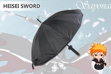 Cosplay Anime Bleach Sword Umbrella Black Stainless Steel Katana Weapon 2024 - buy cheap
