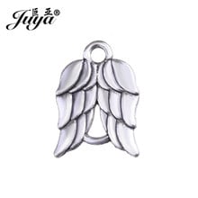 JUYA Cheap Metal Connector Suppliers 15x11mm 25pcs/lot Angel Wings Shape High Quality Alloy Jewelry Making Findings CR0082 2024 - buy cheap