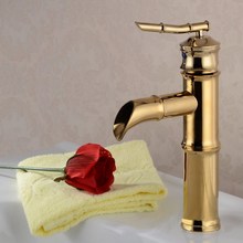Gold Color Brass Bathroom Basin Faucet Bath Faucets Vanity Vessel Sinks Mixer Tap Cold And Hot Water Tap zgf007 2024 - buy cheap