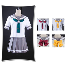 Anime loivivi! Luz de sol!! Aqors-vestido escolar de manga curta, uniforme marinho, cosplay, fantasia, verão, lolita, meninas 2024 - compre barato
