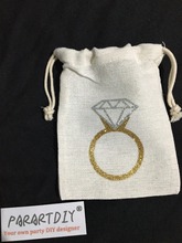 Заказное кольцо с бриллиантом, свадебный набор от похмелья, ювелирные изделия, сумки для девичника, девичника, свадебного душа, шампанского, Подарочная сумка для вечеринки 2024 - купить недорого