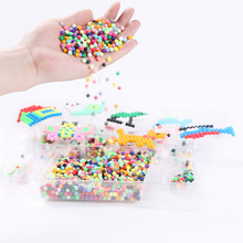 Пазл с бусинами-распылителями, 24 цвета, Кристальные цветные бусины «сделай сам», набор для распыления воды, игры с шариками, 3D пазл, волшебные игрушки ручной работы для детей 2024 - купить недорого