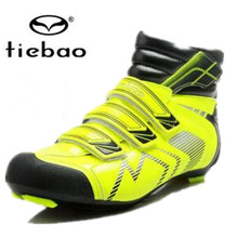 Tiebao-zapatos de ciclismo todoterreno para hombre y mujer, botas atléticas para bicicleta de invierno 2024 - compra barato