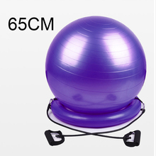 65CM Yoga balls Bola Pilates Fitness Gym balance ball Exercise Pilates Workout Massage Ball with Stability Base Resistance Bands 2024 - buy cheap