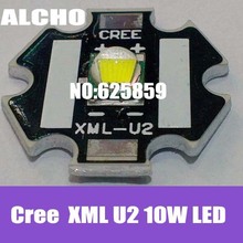 XLamp-emisor de luz LED de Color blanco, Base de estrella PCB de 20mm, XML, U2, 10W 2024 - compra barato