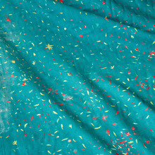 Half-Meter Japanese Nani Iro Soft Double Gauze Cotton Fabric Mercy Teal 2024 - buy cheap