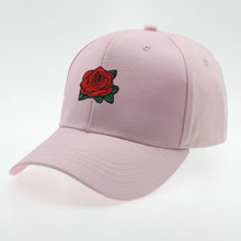 Embroidery Rose Hat Cap For Women Cotton Summer Flowerl Dad Hat The Rapper Rose Baseball Cap Hip Hop K Pop Snapback Hat Men Caps 2024 - buy cheap