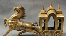 USPS в США S1214 12 "народное искусство Китайский Зодиак из латуни RuYi Horse Larry Palanquin House Dooly статуя 2024 - купить недорого