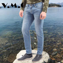 Для Мужчин's Джинсы для женщин мужской Брюки для девочек Новинка 2017 года Для мужчин хлопок джинсовые Мотобрюки VMC бренд Для мужчин середине талии прямо мода повседневные штаны для мужчин 2024 - купить недорого