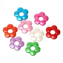 DoreenBeads Acrylic Spacer Beads Flower Mixed About 20.0mm x 19.0mm,Hole:Approx 1.4mm,50 PCs from yiwu 2024 - buy cheap