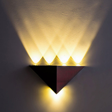Modern Led Wall Lamp Aluminum Body Triangle Wall Light For Bedroom Home Lighting Luminaire Bathroom Decoration Light 2024 - buy cheap