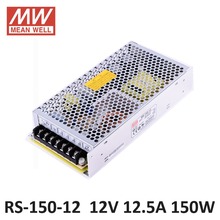 DC Power Source 12V 12.5A 150W Meanwell RS-150-12 Switching Power Supply Driver for LED Strip AC 110/220V Input to DC 12V PSU 2024 - buy cheap