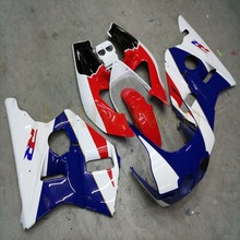 Custom motorcycle body kit for VFR400R NC30 V4 1989 1990 1991 1992 1993 VFR 400R Fairings+Screws+ white red blue 2024 - buy cheap