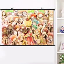 Assassination Classroom de Anime, Kayano, kaade, Akabane, Karuma, Shiro, lienzo enrollable de pared, cartel de Manga, decoración del hogar 2024 - compra barato