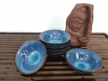 6pcs/set Exquisite Starry sky tea Cup 1pcs,Jingdezhen temmoku glaze Porcelain Brand Set  Kung Fu TeaCup,Tea accessories 2024 - buy cheap